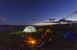 Campen in freier Natur