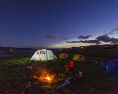 Campen in freier Natur